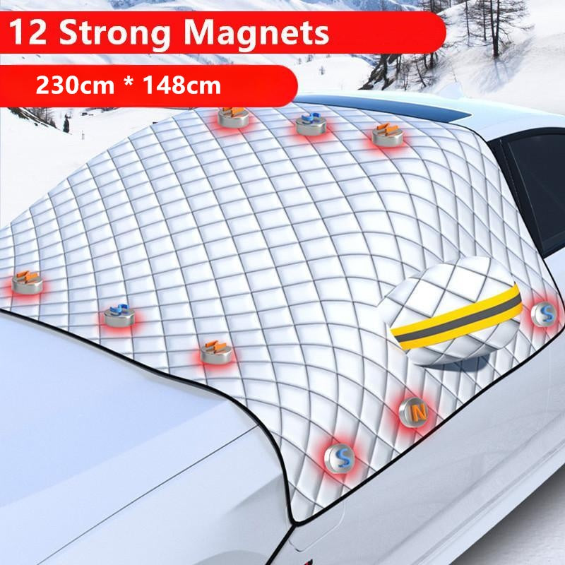 XL Frostschutz-Abdeckung 230 × 148 cm mit 12 Magneten