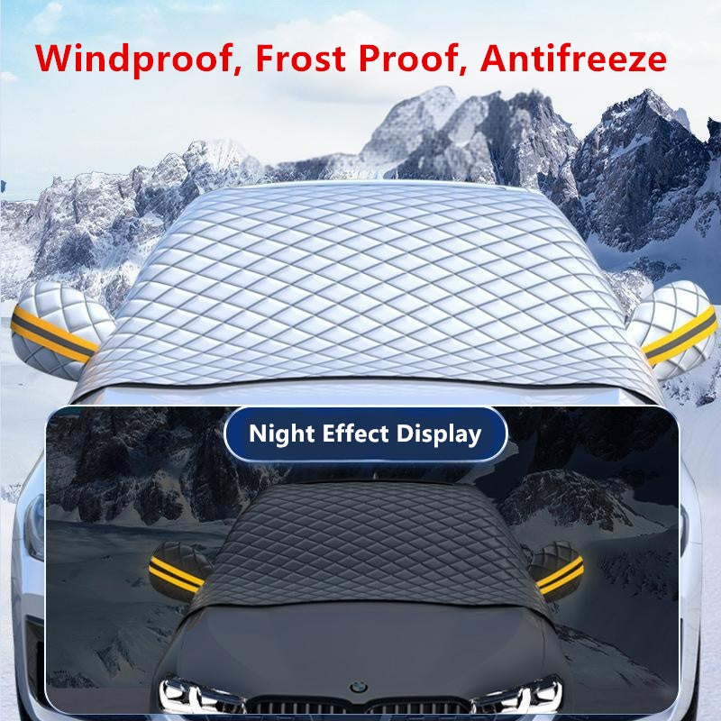 Winddichte Frostschutz-Abdeckung mit reflektierenden Streifen